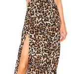 Endless Summer Harper Slip Dress Midi Leopard Open Back Slit Semi Photo 0