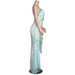 Michael Costello  x REVOLVE Landon Lace Gown, Baby Blue, Medium Photo 7