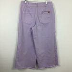 Peace Love World Crop Raw Jeans Size 10 Photo 4