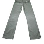 AG Adriano Goldschmied Tomboy Khaki Boyfriend Distressed Green Pants Size 27 Photo 1