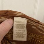 Free People New Romantics Brown Patola Ikat Print Lattice Cut Shorts Photo 4