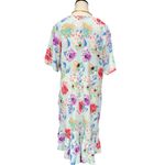 Tolani  Collection Iggy Floral Dress Large, Floral Ruffle V Neck Midi Dress Photo 5