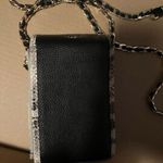 Kelly Wynne Phone Crossbody Bag Black Leather with Dust Bag Photo 4