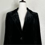 Madewell  Black Velvet Oversized Dorset Blazer, Sz Small Photo 4