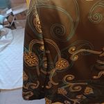 Amanda Smith  Women’s Silk  Blazer Jacket Size 6 3/4 Sleeve 3-button Black Gold… Photo 9