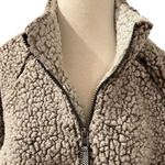 Cozy Sherpa Quarter Zip Sherpa Pullover Women Size Large Photo 3