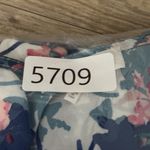 Leyden Romper Women Small Blue White Floral Flower Summer Casual Everyday Preppy Photo 8