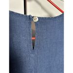 Studio Ease Women’s Vintage Dress Linen‎ blue sleeveless classic 16W Photo 5