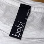 Bobi  Los‎ Angeles Slub Cotton Cuffed Short Sleeve Tee Size Small White Photo 2