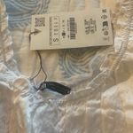 ZARA  white satin ruffled top Photo 2