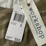 Workshop Republic Clothing 💥🆕Workshop Olive Zebra Print Tank Top S🆕 Photo 7