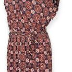 Daniel Rainn | Large | Double-V Faux Wrap Tie Waist Cap Sleeve Pocketed Dress Photo 1