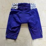 Lululemon  Purple Polka Dot Biker Shorts Sz 4 NWOT Photo 4