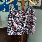 st. john's bay  Active Plus Size Athletic Skort w/ Tie Belt, Blue Floral Print 2X Photo 3