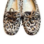 Sperry Top-Sider Boat Shoes Womens Size 8.5 Brown Leopard Faux Fur Lined Photo 1
