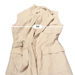 RTR Marina Moscone Collective Cream Long Wrap Vest Coat Sz M Size M Photo 13