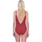 Gottex NWT Day Dreamer Rust V-Neck One Piece Swimsuit Mesh Cutouts Size 6 Photo 2