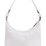 Gucci  GG Pristine White Calfskin Leather Shoulder Bag w Silver Nickel Hardware Photo 0