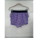 Nike  Air Short Women Small Purple Logo Athletic Yoga Running Fitness Workout Gym Photo 2
