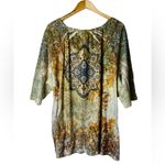 Catherines Womens Crochet Lace Scoop Neck Blouse Boho Artsy Top Size 3X 26/28W Photo 6