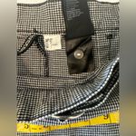 H&M Divided A- Line Mini Skirt Black White Checkered Used Size 4 Photo 7