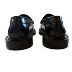 CELINE NEW Women’s Academy Polished Bullskin Triomphe Chain Loafers 39EU Black Photo 8