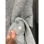 Lululemon Stand Out Sherpa Jacket Gray Long Sleeve Workout Active Size 10 Photo 6