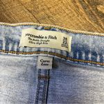 Abercrombie & Fitch Ultra High Rise Ankle Straight Womens 36/22R Blue Curve Love Photo 3