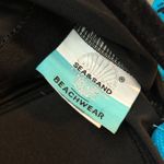 Sea & Sand Beachwear Swimdress Molded Cups Geometric Blue White 10 Photo 4