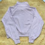 Under Armour Women’s Size Small Mauve Pink Rival Fleece Wrap Neck Pullover Photo 4