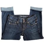 American Eagle  Artist Crop Stretch Dark Wash Jeans. 0 Photo 5