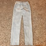 Banana Republic  Universal Jean High Rise Raw Hem Light‎ Wash Denim Size 1 Photo 6