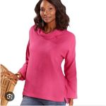 Soft Surroundings  crinkle gauze giovinezza cotton cowl neck  blouse top medium Photo 1