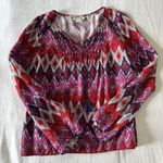 Ariat  Boho Ikat Peasant Blouse, Small Photo 5