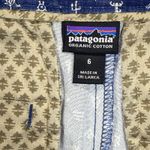 Patagonia  Organic Cotton Pants Eiffel Tower Print Blue Size‎ 6 Photo 5