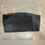 O.P.T Black Strapless Bandeau Top with Pleated Detail and Elastic Back A9 Size XL Photo 2