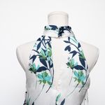 Adrianna Papell Floral Halter Midi Dress Photo 13