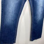 Ed Hardy Dark Wash Blue Denim Cotton Blend Zip Fly Jeans Women's Size 16 Photo 2