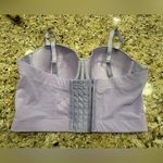 Rhinestone Lavender Embellished Bustier beaded sparkle size 38 Purple Photo 1
