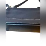 Coach Vintage Y2K Black Leather Hamptons Saddle Bag Photo 1