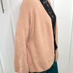 Pink Lily Distracted By You Mocha Wrap Tie Cardigan Size Medium Photo 7