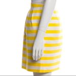 Kate Spade Brilliant yellow and white stripe Barry Skirt size 2” Photo 6