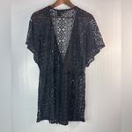 J. Valdi XL Elegant Black Lace Swim Coverup Photo 6