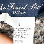 J. Crew Factory Size 8 Timber Tweed Wool Blend Skirt Brown Photo 3