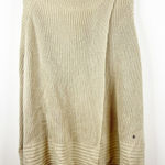 Ralph Lauren Lauren Wool Blend Faux Wrap Poncho L/XL Tan Photo 0