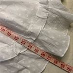 Hello Molly  Weekly Sweetness Dress Plunging Neck Lack Up Back White New Small 4 Photo 5