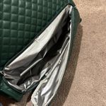 Green Quilted Pleather Travel Tote Bag Photo 8