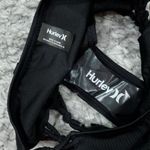 Hurley Ribbed Black 2 Piece Swimsuit Bikini Set Size Small Rib Triangle New Photo 2