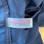 Free People Movement Navy Ribbed Biker Shorts, Size L, EUC Blue Size L Photo 4