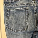 White House | Black Market Blanc Women’s Embroidered Capris Jeans Size 6 Photo 3